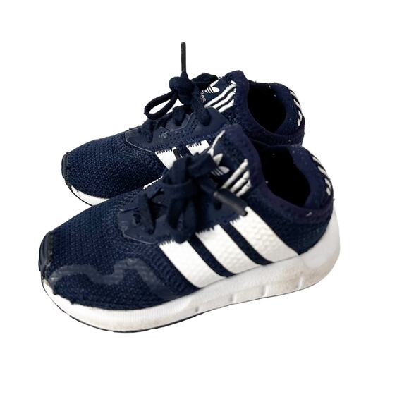 Adidas Swift Run X Navy Blue Sneakers Sz 6 Baby - Picture 2 of 7